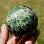 Serpentine Crystal Sphere