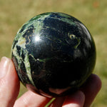 Serpentine Crystal Sphere
