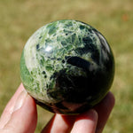 Serpentine Crystal Sphere