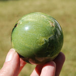 Serpentine Crystal Sphere