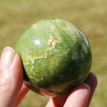 Serpentine Crystal Sphere