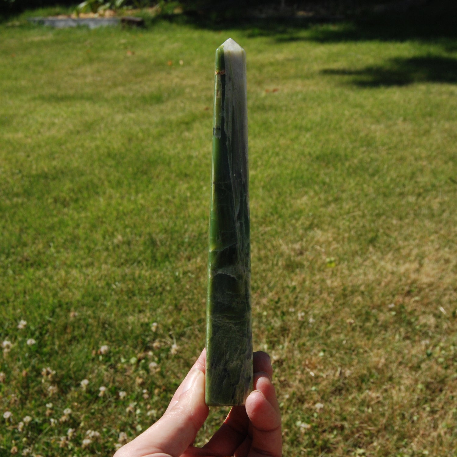 Serpentine Crystal Tower