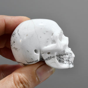 Howlite Crystal Skull