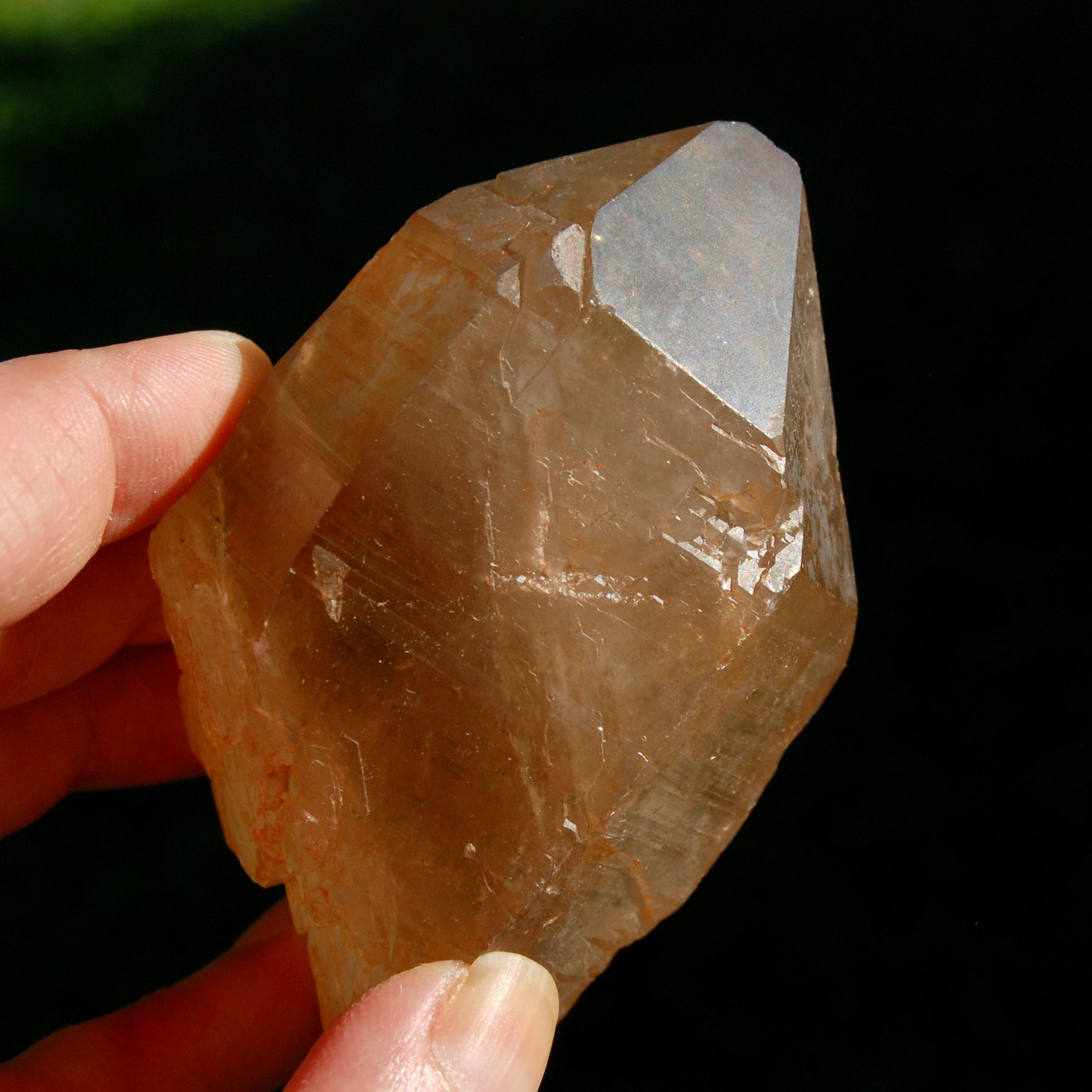 DT ET Record Keeper Pink Shadow Lemurian Seed Quartz Crystal Starbrary