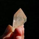 Pink Shadow Lemurian Seed Quartz Crystal