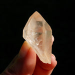 Pink Shadow Lemurian Seed Quartz Crystal