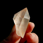 Pink Shadow Lemurian Seed Quartz Crystal