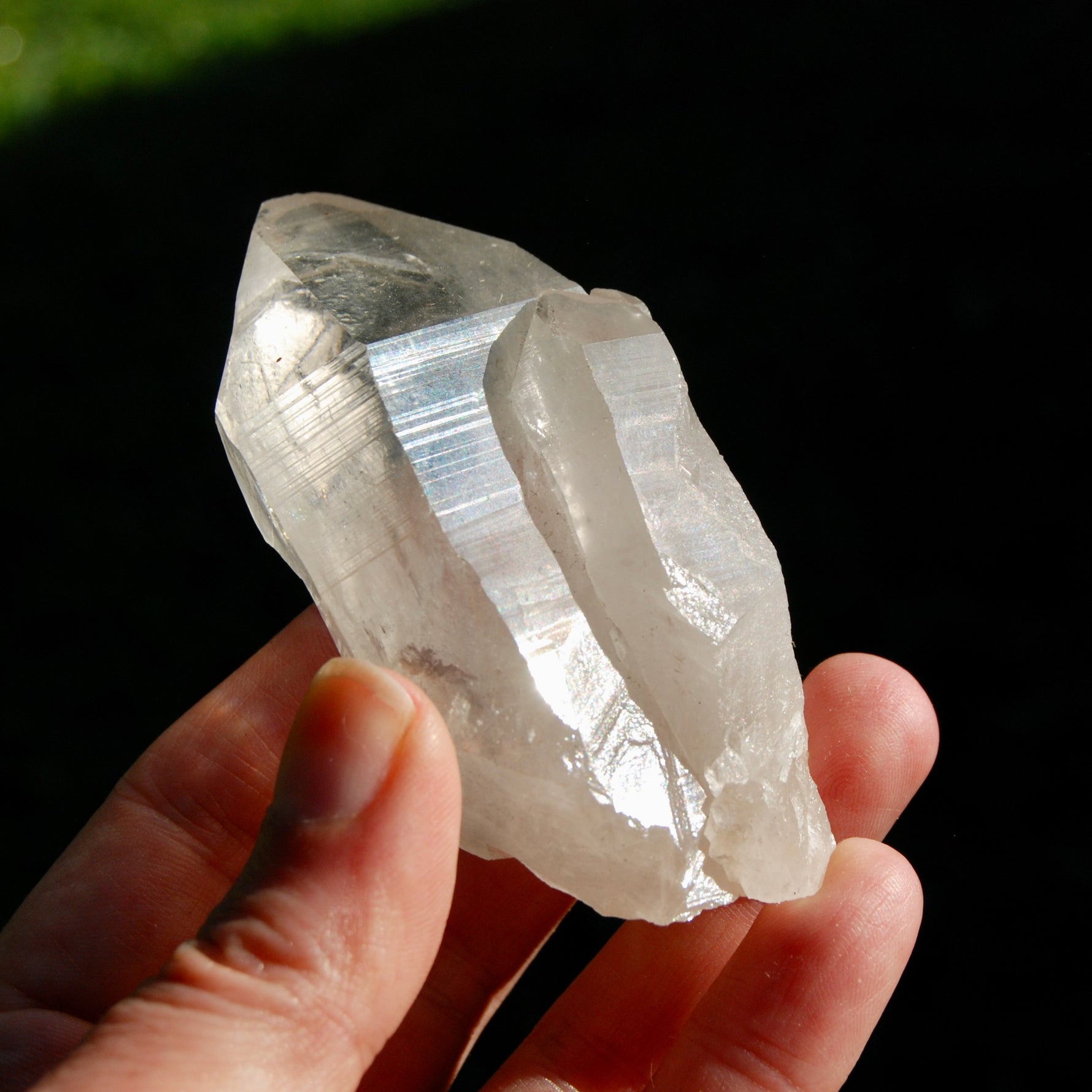 Tantric Twin Tabby Lemurian Quartz Crystal Starbrary, Tabular Devic Temple Lemurian, Brazil
