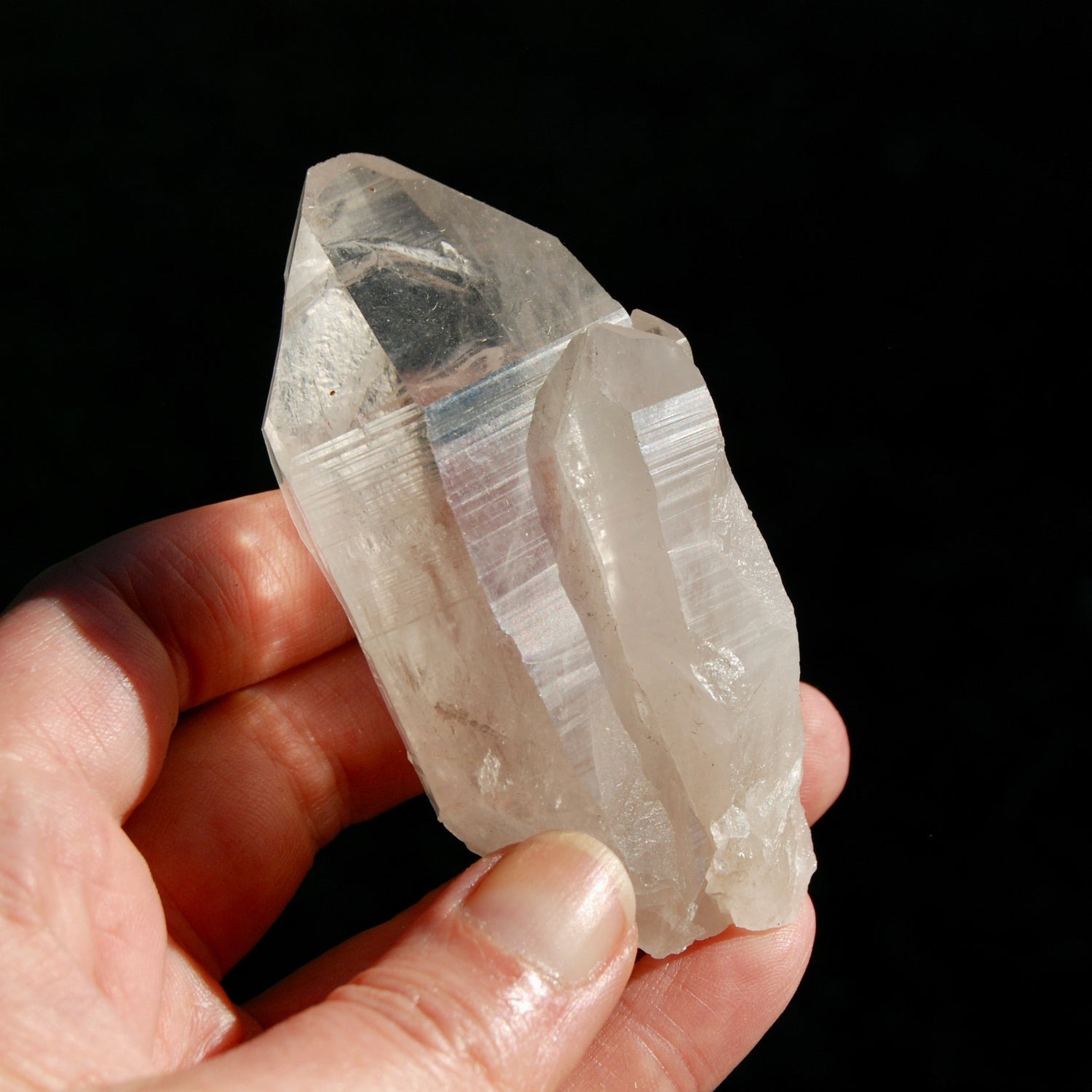 Tantric Twin Tabby Lemurian Quartz Crystal Starbrary, Tabular Devic Temple Lemurian, Brazil