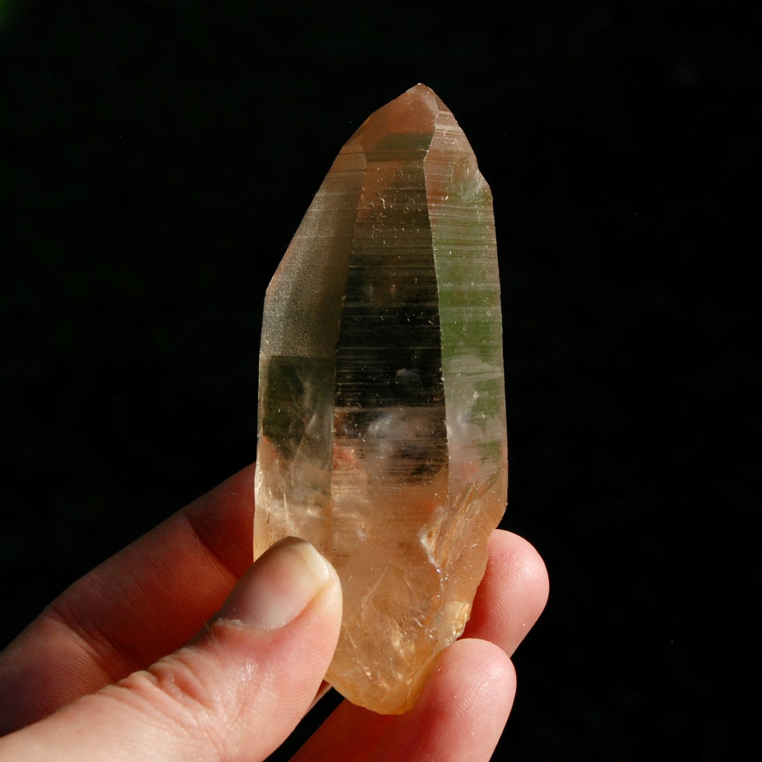 Gemmy Channeler Lemurian Seed Quartz Crystal, Smoky Lemurian Starbrary, Pink Smoky Lemurian Quartz Crystal 
