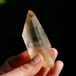 Gemmy Channeler Lemurian Seed Quartz Crystal, Smoky Lemurian Starbrary, Pink Smoky Lemurian Quartz Crystal