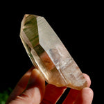 Gemmy Channeler Lemurian Seed Quartz Crystal, Smoky Lemurian Starbrary, Pink Smoky Lemurian Quartz Crystal