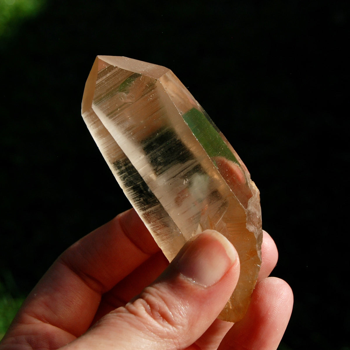 Gemmy Channeler Lemurian Seed Quartz Crystal, Smoky Lemurian Starbrary, Pink Smoky Lemurian Quartz Crystal