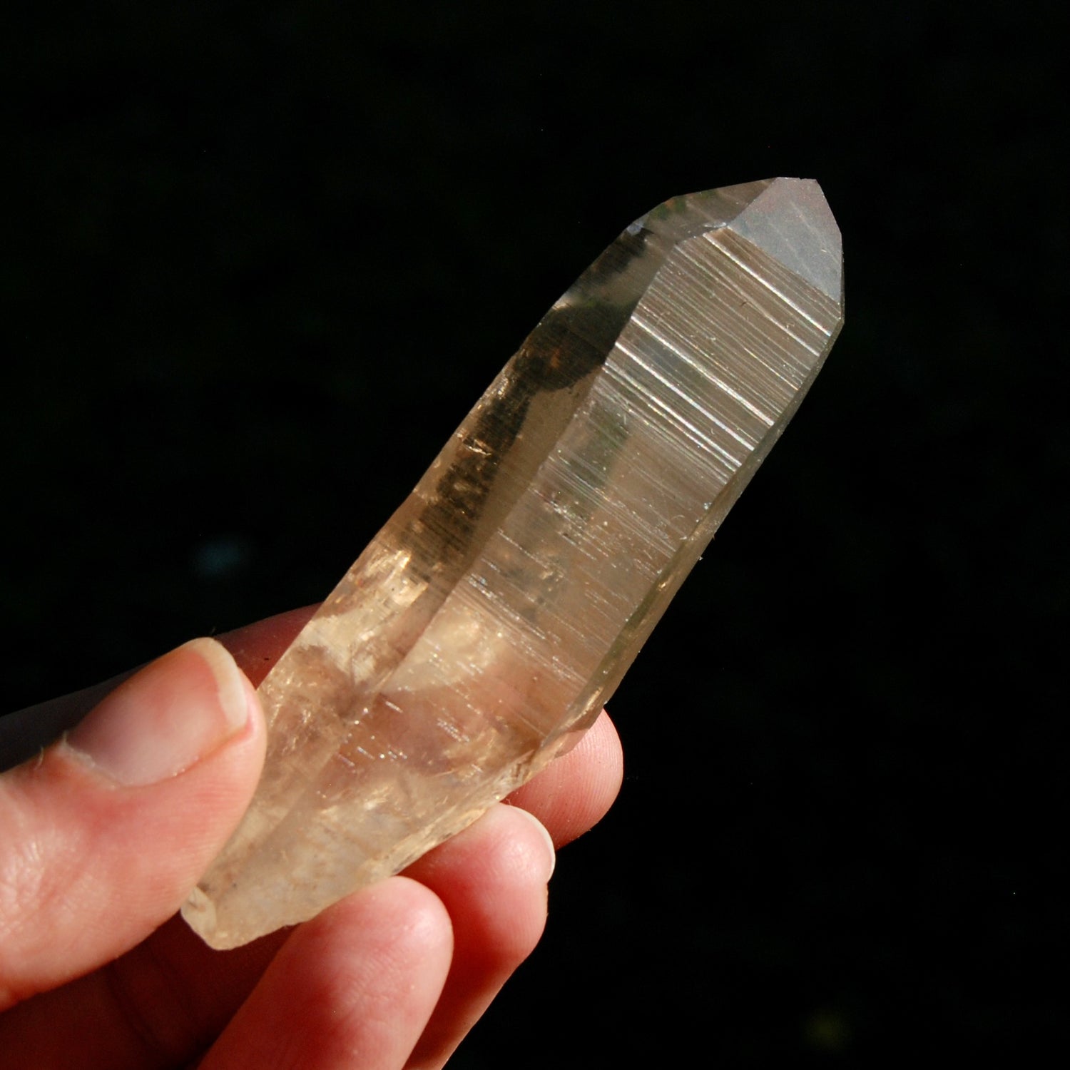 3.3" 66g Isis Face Lemurian Quartz Crystal Starbrary, Brazil