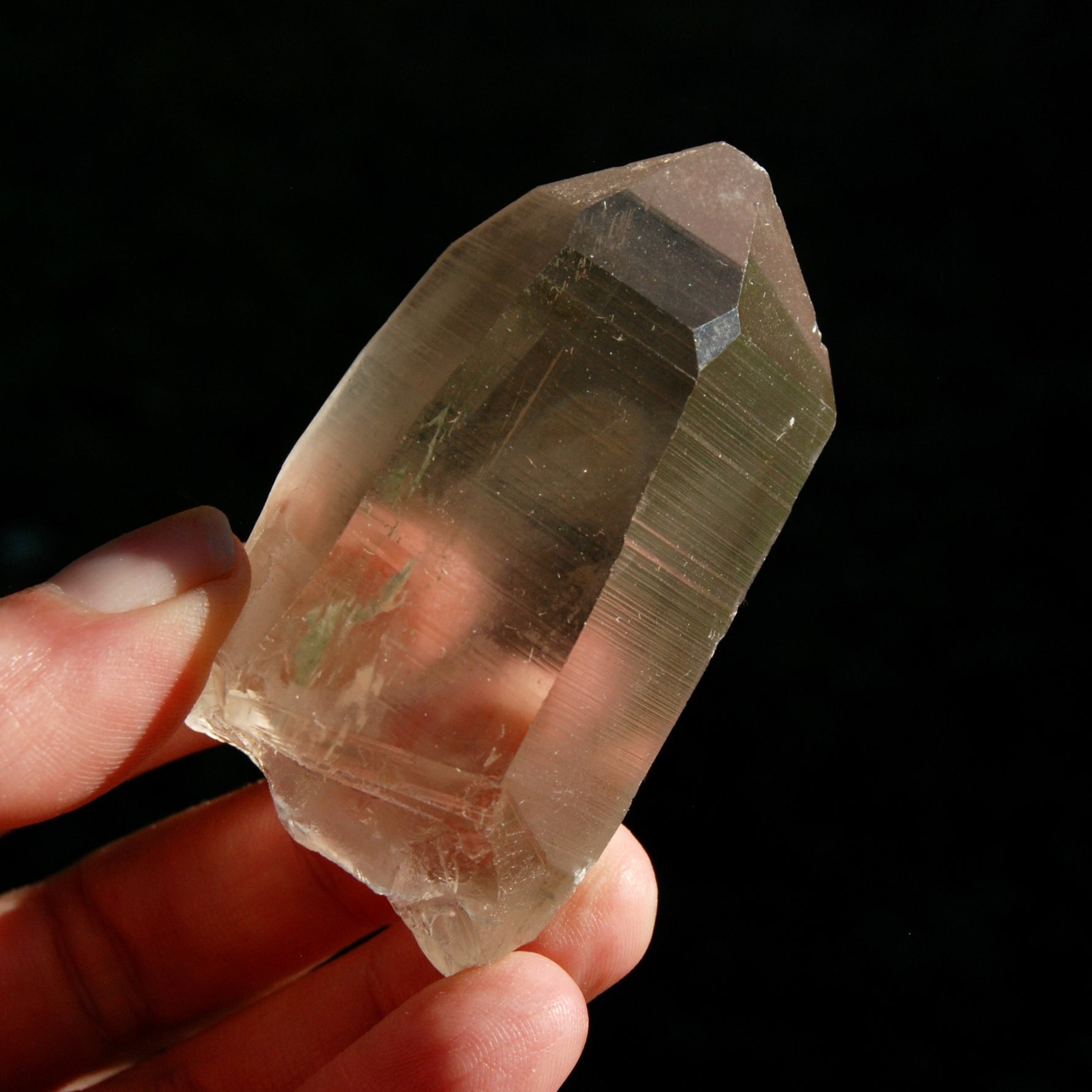 Isis Face Smoky Lemurian Quartz Crystal Starbrary, Brazil