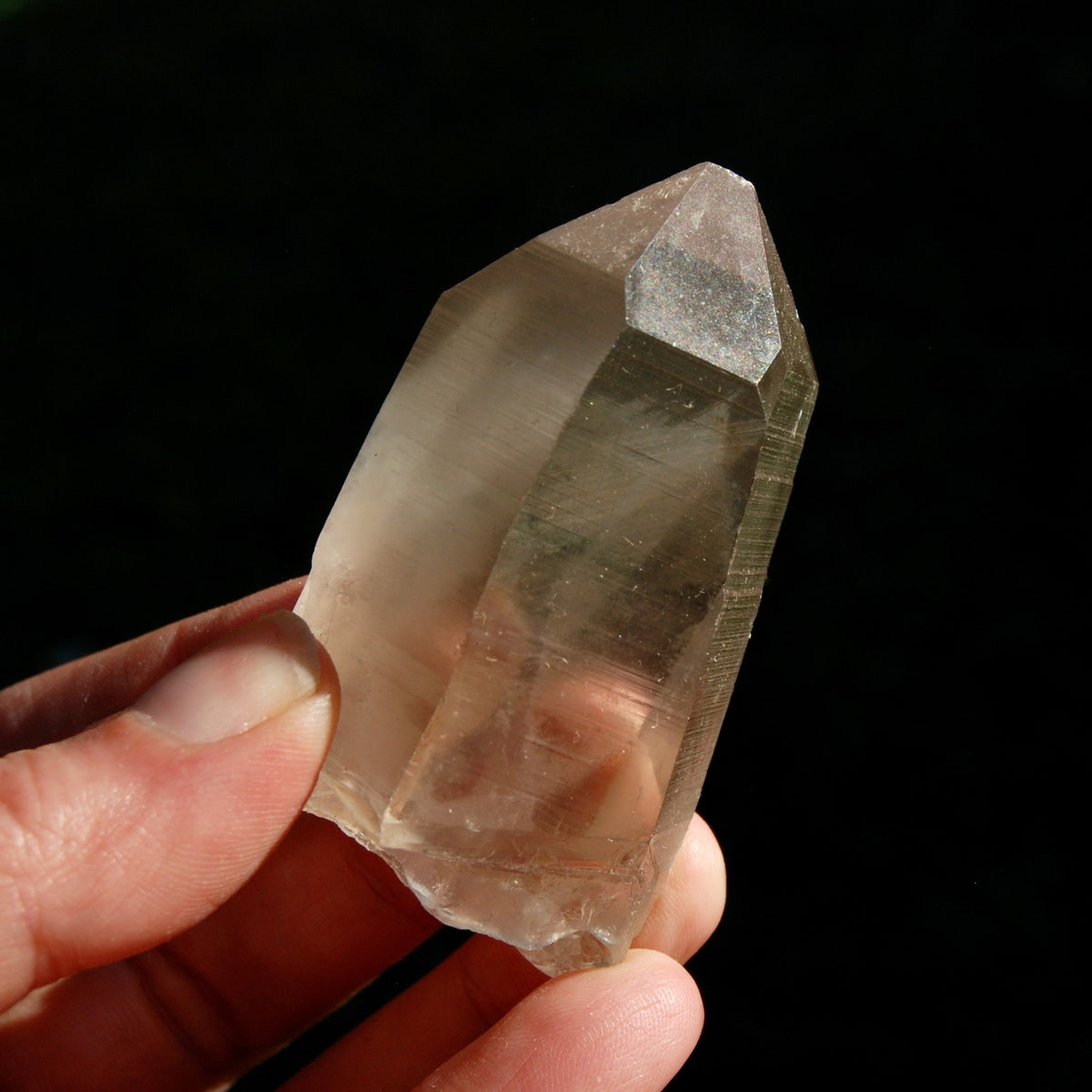 Isis Face Smoky Lemurian Quartz Crystal Starbrary, Brazil