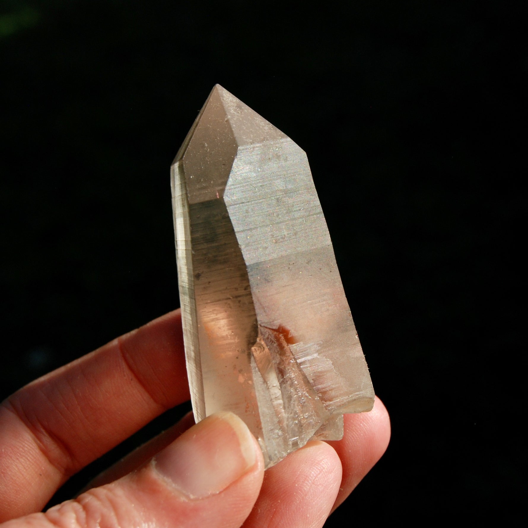 Isis Face Smoky Lemurian Quartz Crystal Starbrary, Brazil