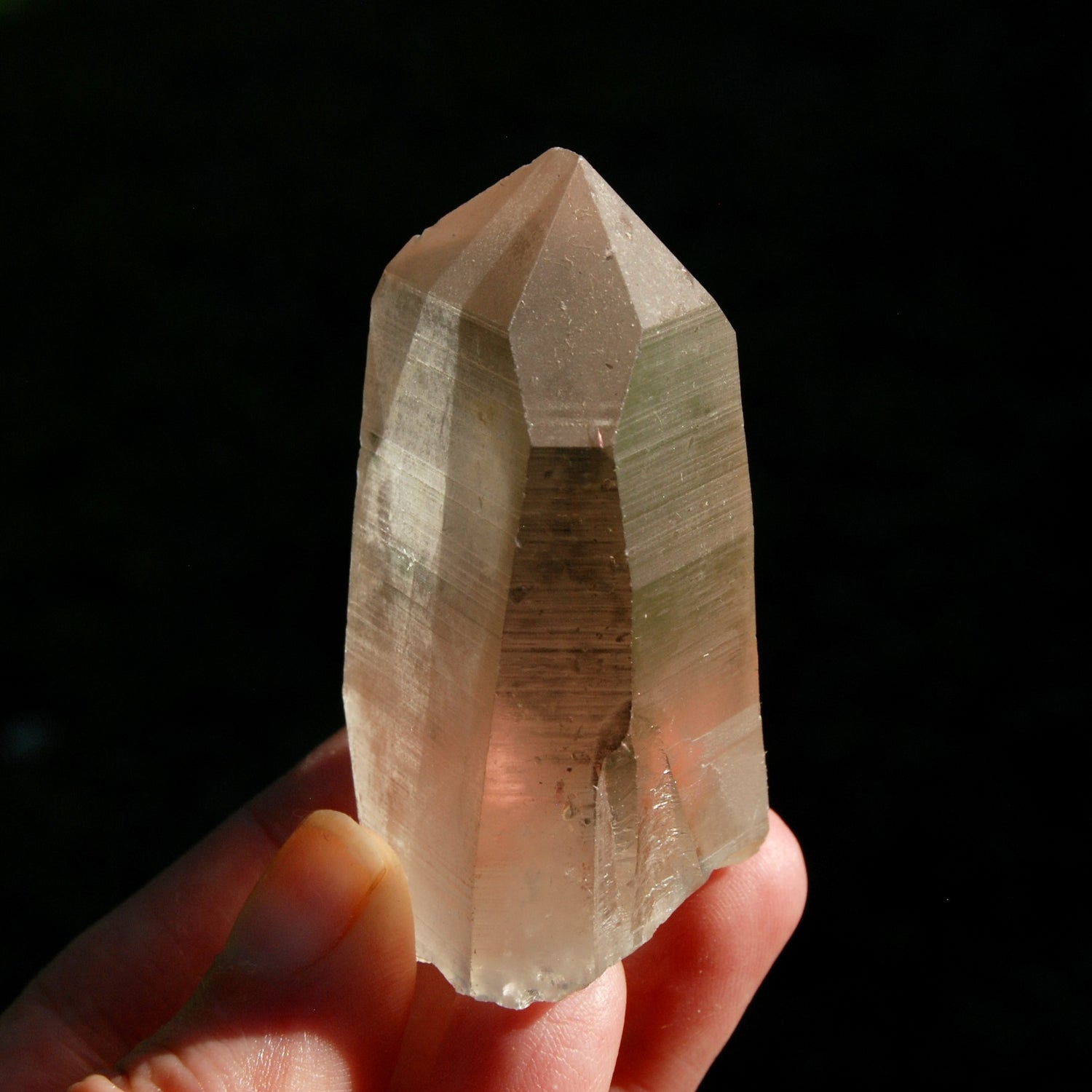 Isis Face Smoky Lemurian Quartz Crystal Starbrary, Brazil