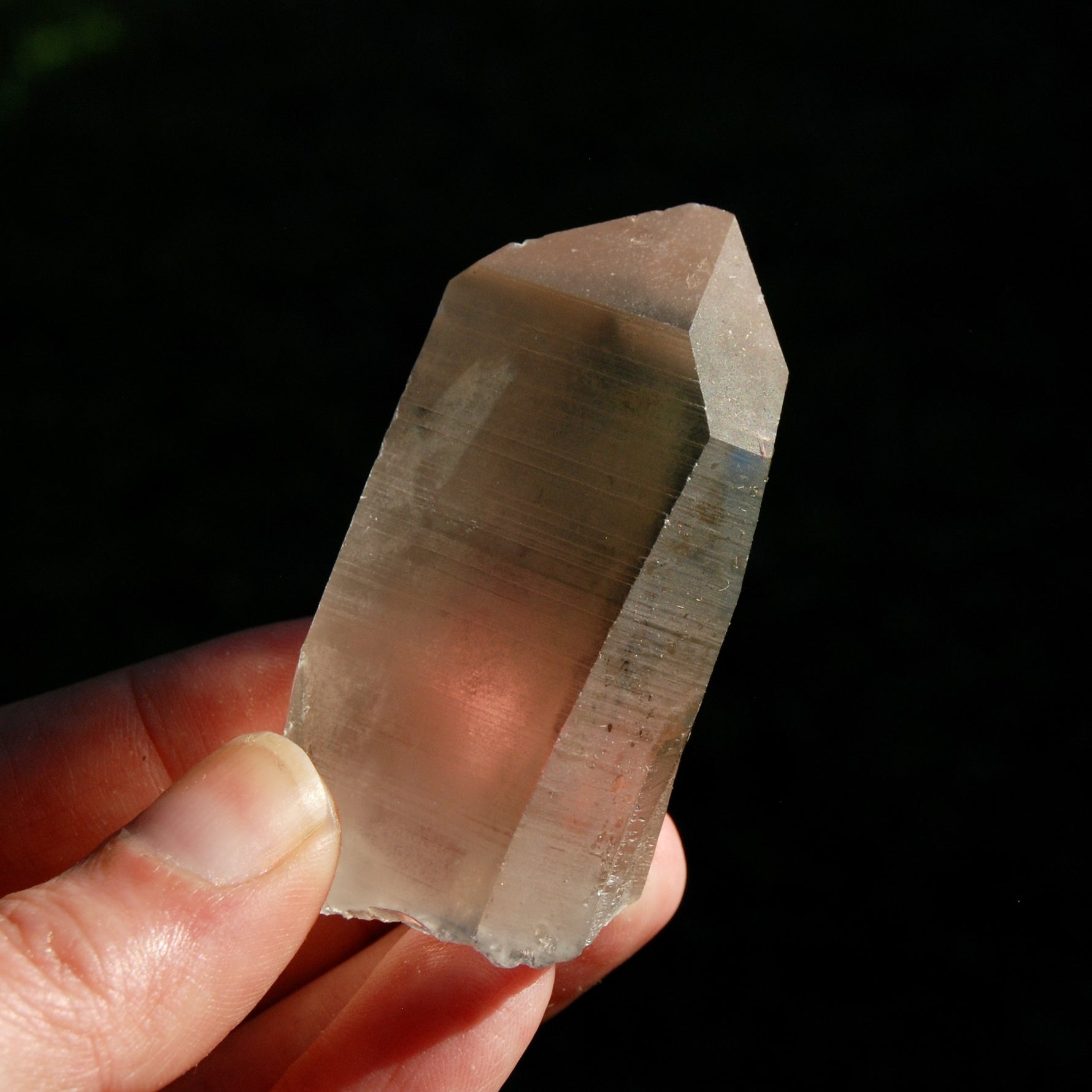 Isis Face Smoky Lemurian Quartz Crystal Starbrary, Brazil