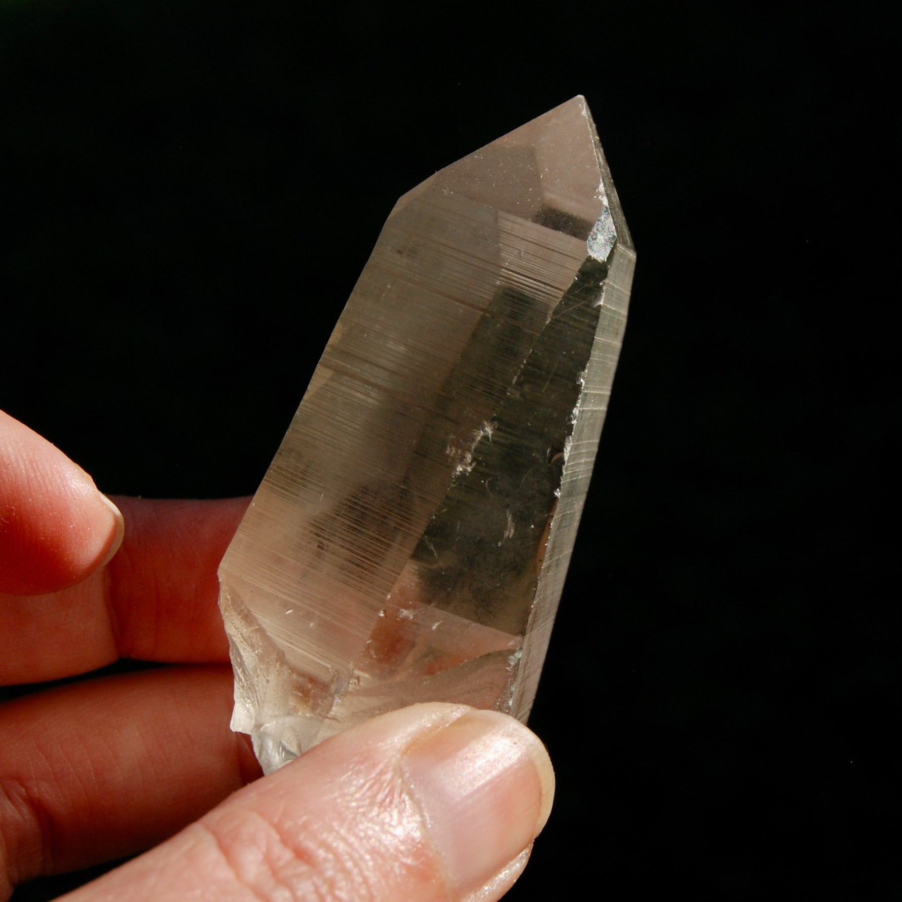 Isis Face Smoky Lemurian Quartz Crystal Starbrary, Brazil