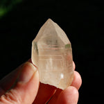 Record Keeper Pink Shadow Lemurian Seed Quartz Crystal, Brazil