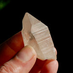 Record Keeper Pink Shadow Lemurian Seed Quartz Crystal, Brazil