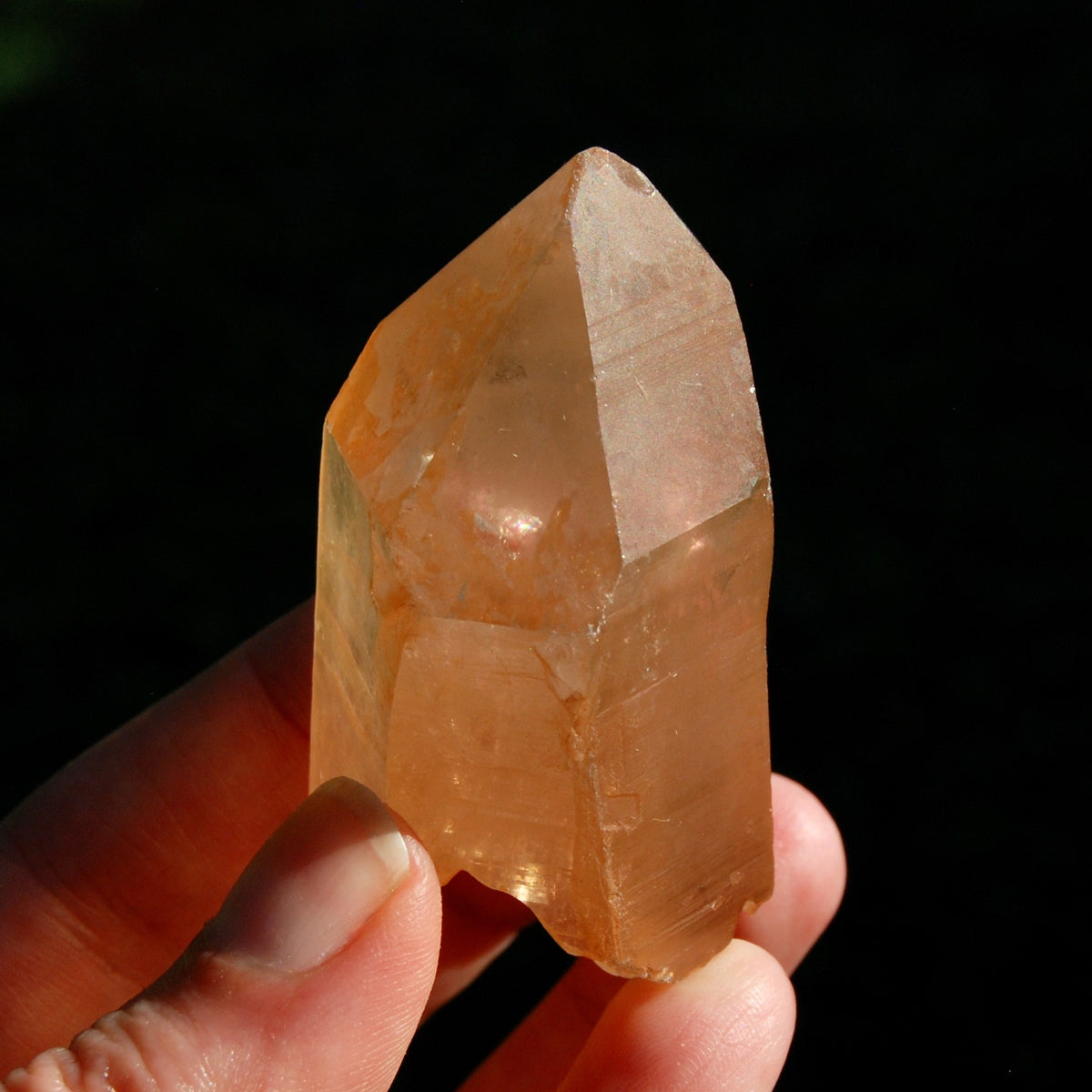  Isis Face Pink Shadow Lemurian Seed Quartz Crystal Starbrary, Brazil
