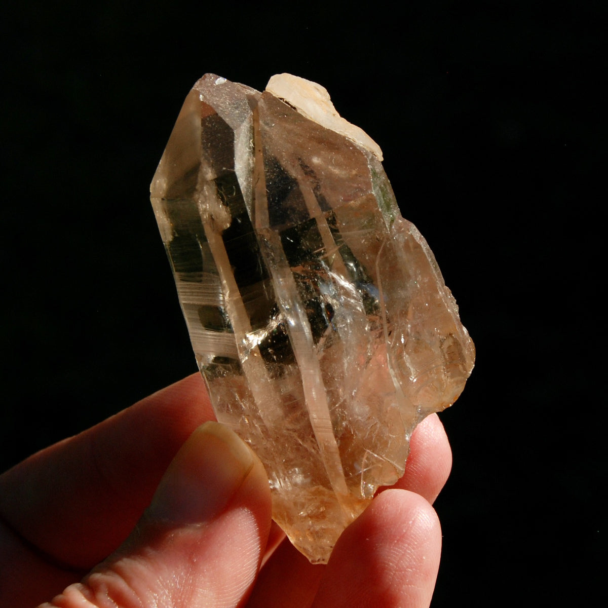 Tantric Twin Triplet Pink Shadow Lemurian Seed Quartz Crystal Starbrary