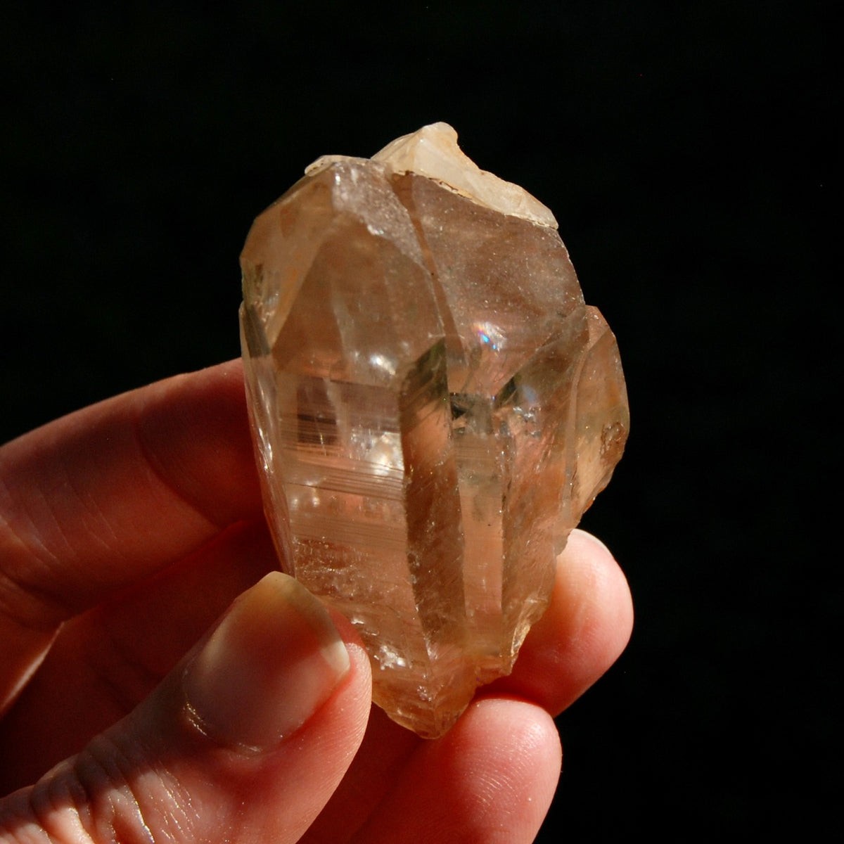 Tantric Twin Triplet Pink Shadow Lemurian Seed Quartz Crystal Starbrary
