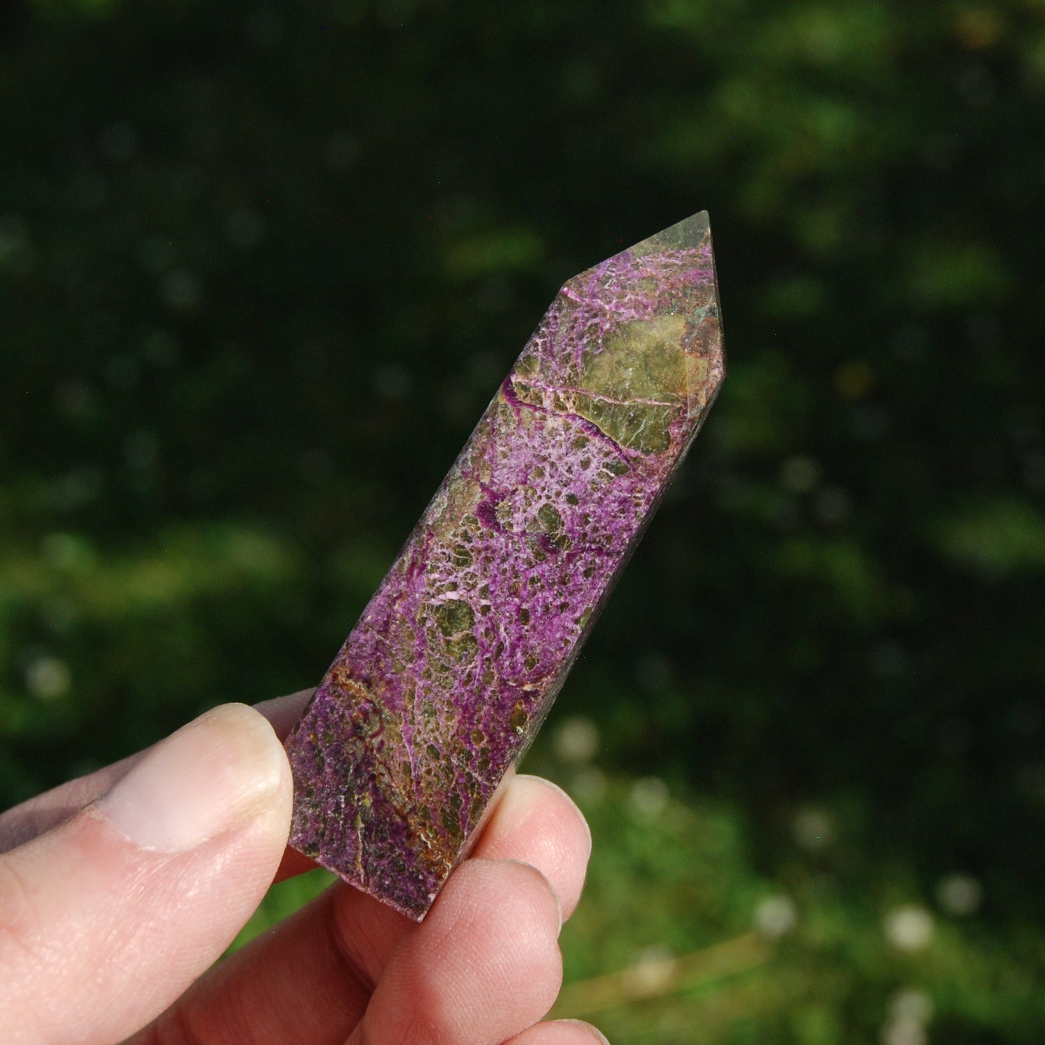 Atlantisite Stichtite Serpentine Crystal Tower