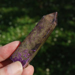 Atlantisite Stichtite Serpentine Crystal Tower, Atlantasite crystal tower