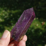 Atlantisite Stichtite Serpentine Crystal Tower, Atlantasite crystal tower
