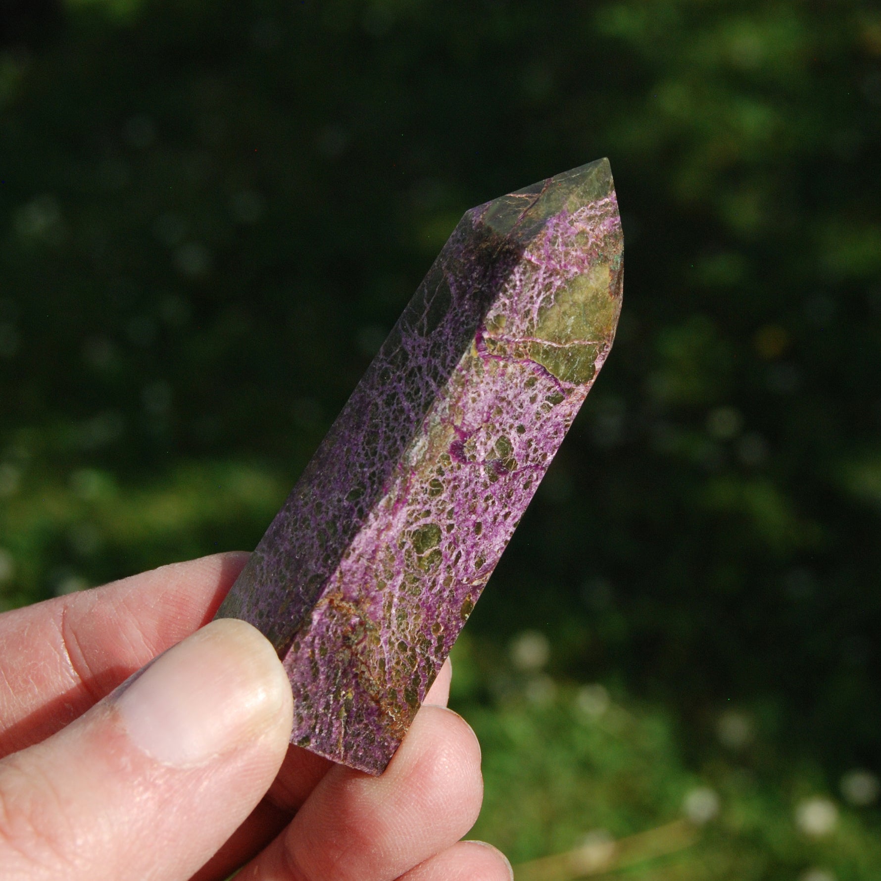 Atlantisite Stichtite Serpentine Crystal Tower