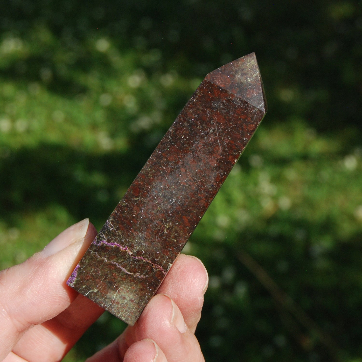 Atlantisite Stichtite Serpentine Crystal Tower