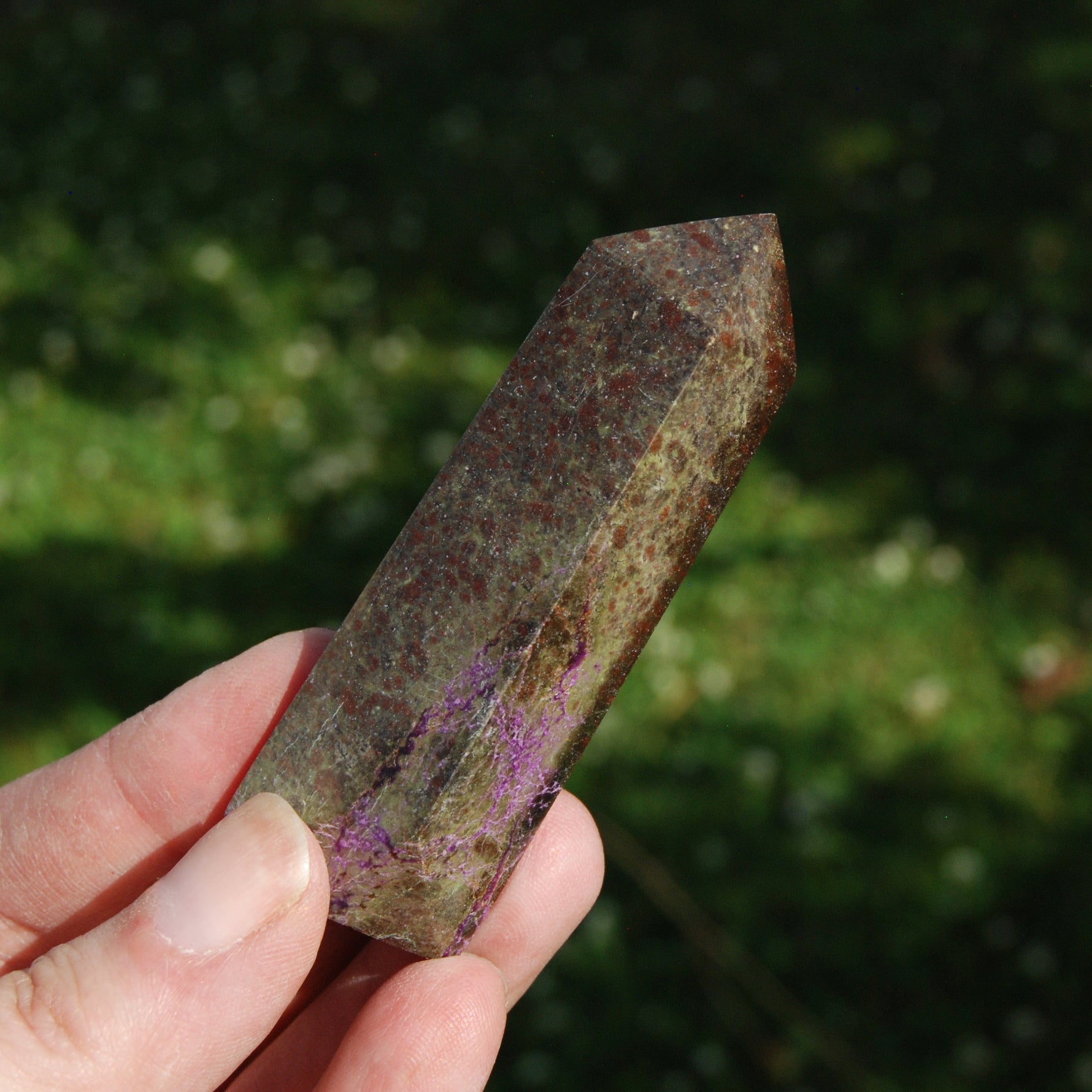 Atlantisite Stichtite Serpentine Crystal Tower