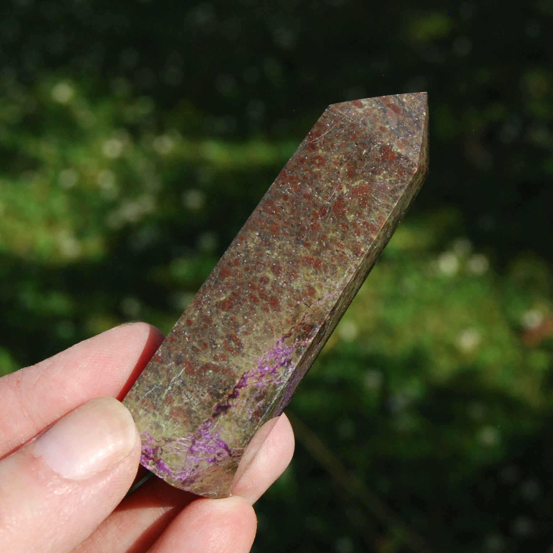 Atlantisite Stichtite Serpentine Crystal Tower