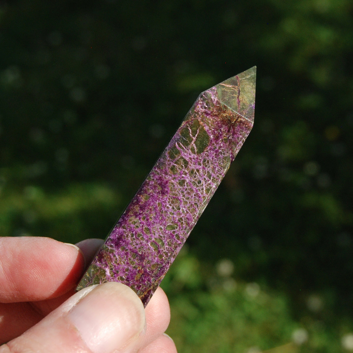 Atlantisite Stichtite Serpentine Crystal Tower