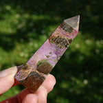 Atlantasite crystal tower, Atlantisite Stichtite Serpentine Crystal Tower