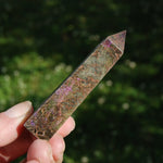 Atlantisite Crystal Tower, Atlantasite Stichtite Serpentine Crystal Tower