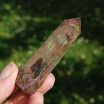 Atlantisite Crystal Tower, Atlantasite Stichtite Serpentine Crystal Tower