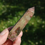 Atlantisite Crystal Tower, Atlantasite Stichtite Serpentine Crystal Tower