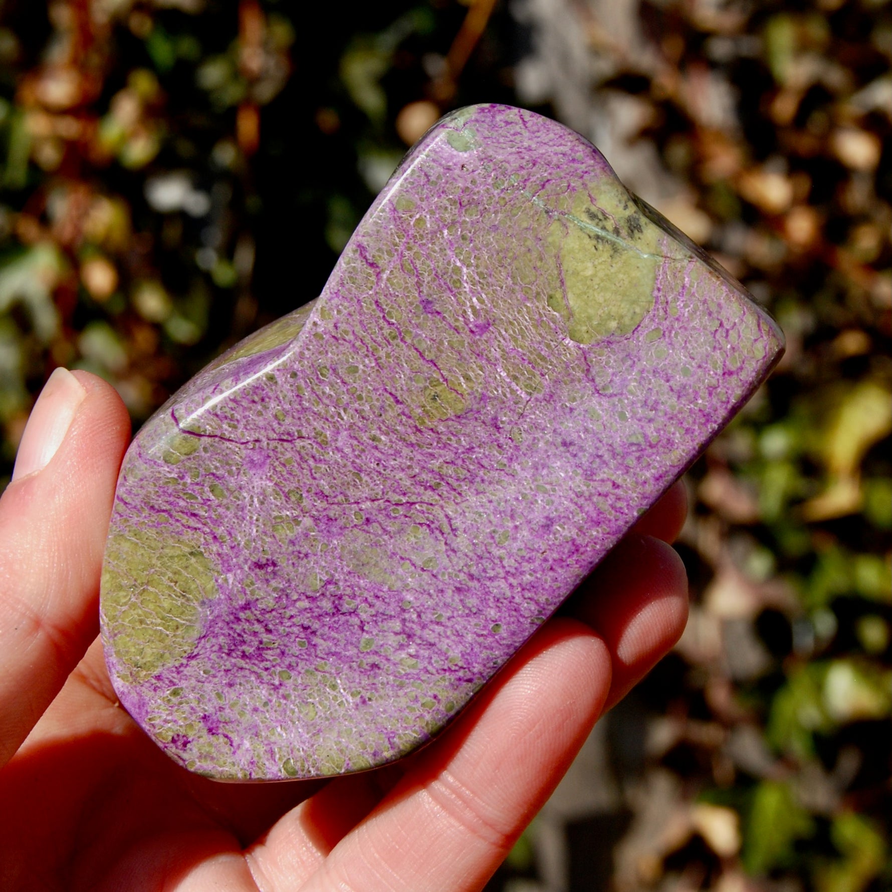 Large Atlantasite Stichtite Serpentine Crystal Freeform