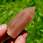 AAA Sunstone Crystal Tower - 2.1in 48g Top Quality Gem Sunstone Polished Point 