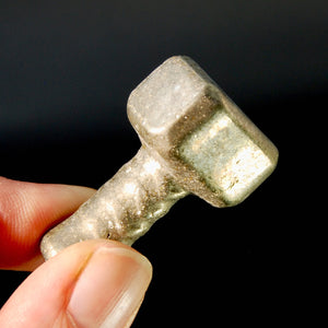 Pyrite Crystal Thor's Hammer