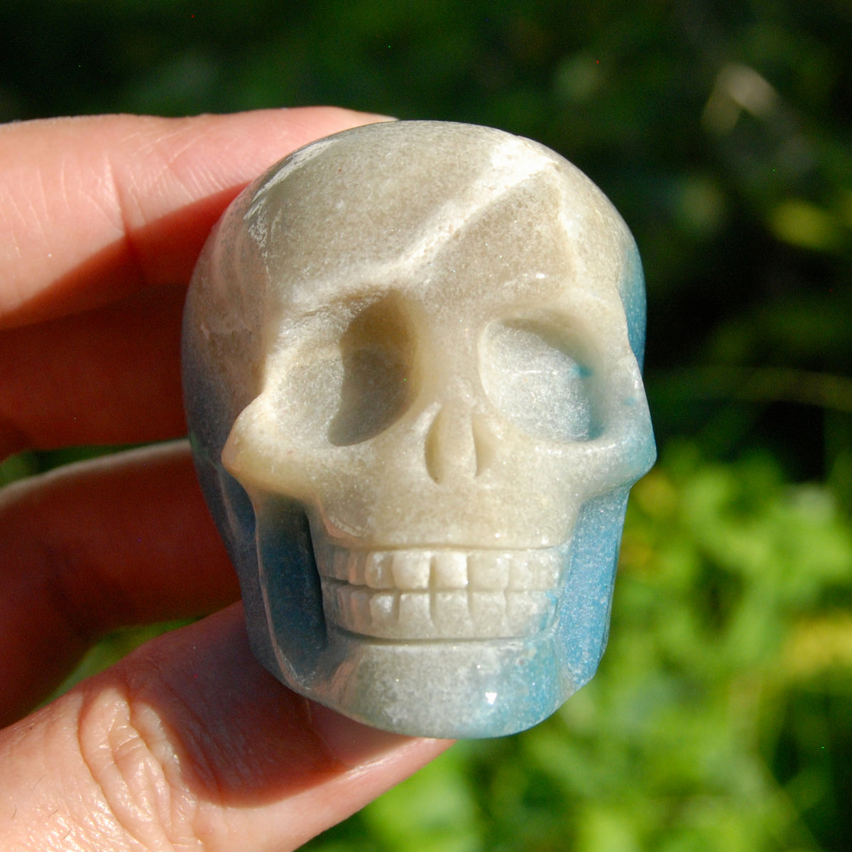 Trolleite Crystal Skull - 2in Stone of Spiritual Awakening