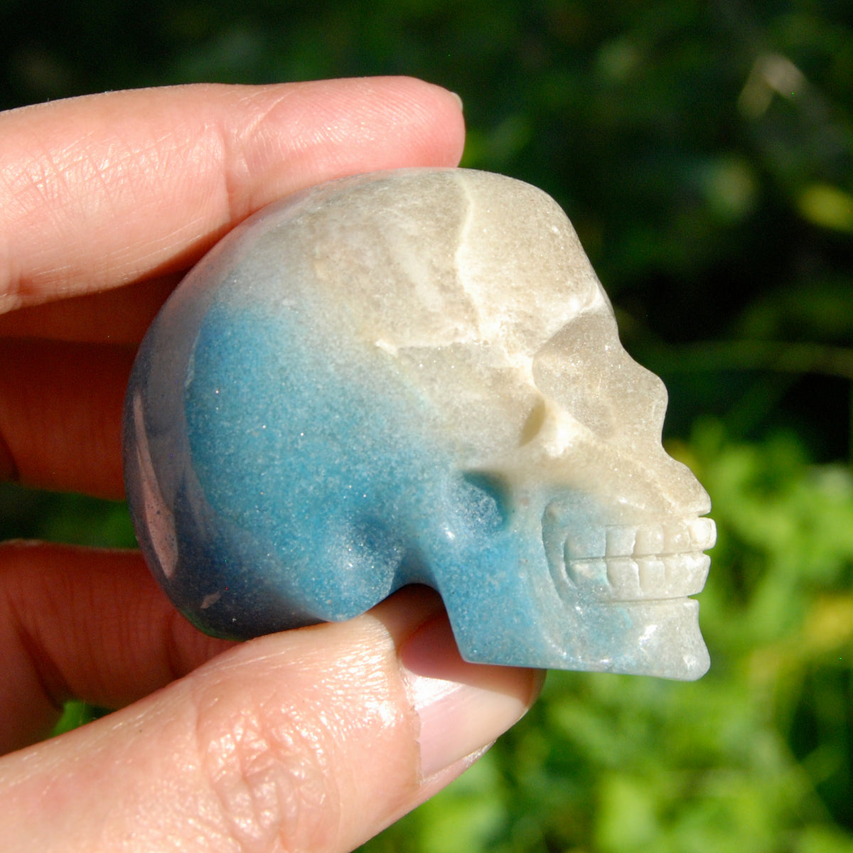 Trolleite Crystal Skull - 2in Stone of Spiritual Awakening