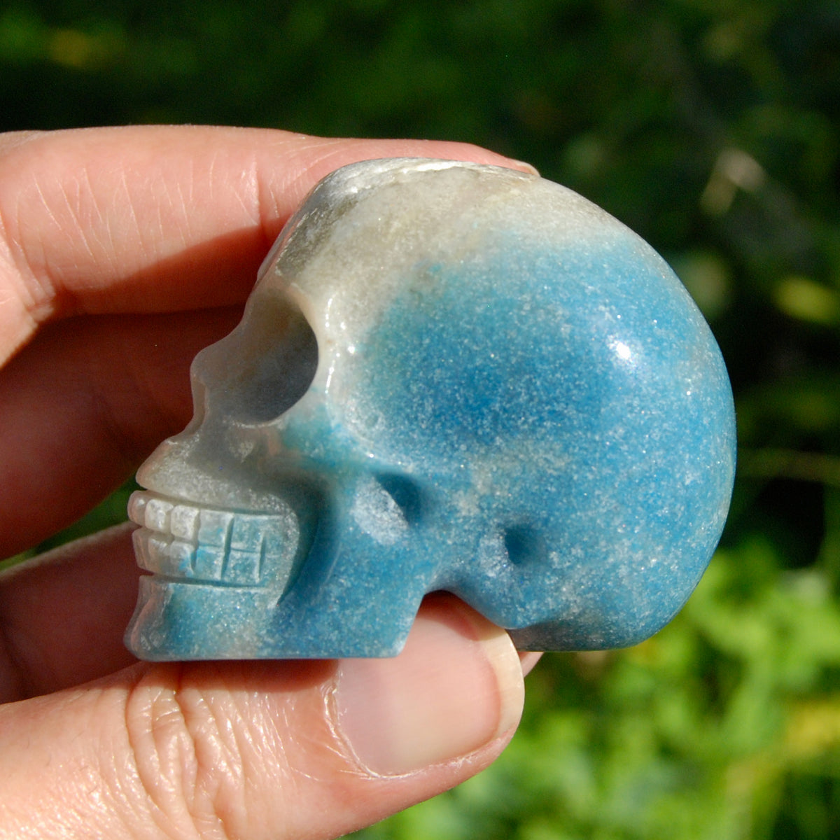 Trolleite Crystal Skull - 2in Stone of Spiritual Awakening