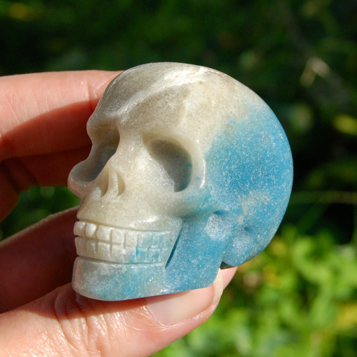 Trolleite Crystal Skull - 2in Stone of Spiritual Awakening