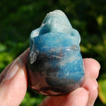 Trolleite Lepidolite Crystal Skull 2in - Stone of Spiritual Awakening