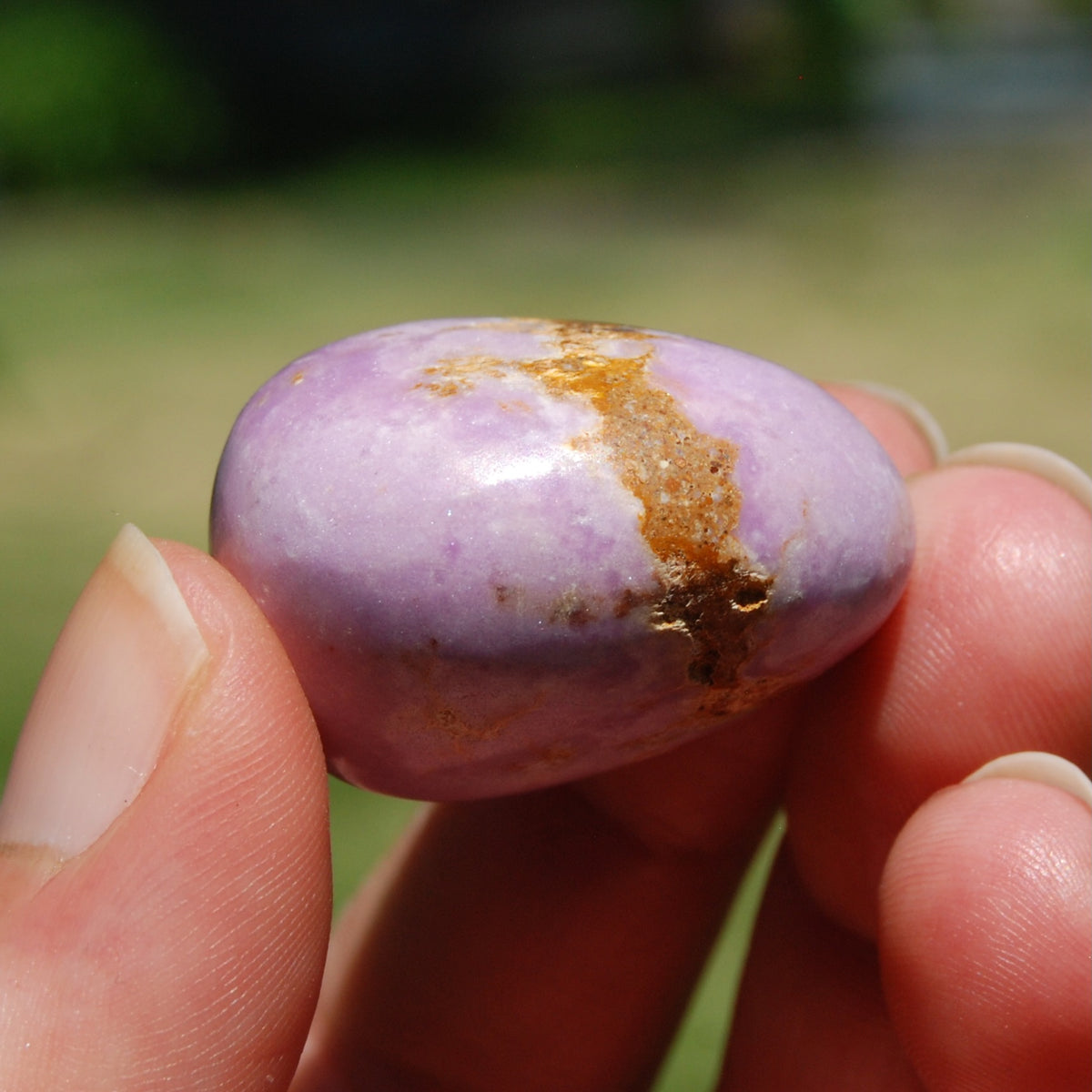 Phosphosiderite Crystal Tumbled Stone